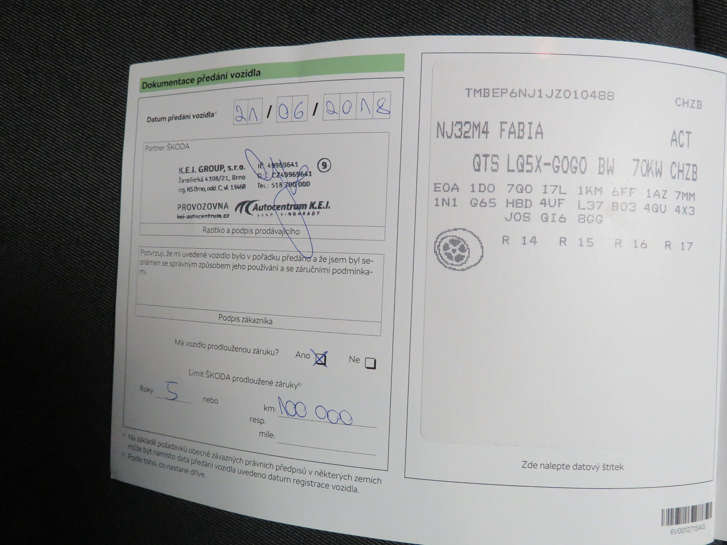 Škoda Fabia 1.0 TSI Trumf